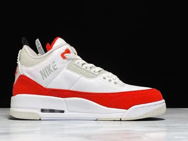 Reps TB University Tinker Air White 3 Red Jordan Retro CJ0939-100 0508